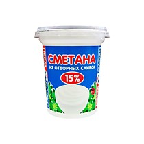 Сметана 15% 0,3 кг Перммолоко