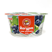 Йогурт 2,5% киви-виноград 0,12 кг