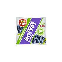 Йогурт 2,5% черника 0,5 кг