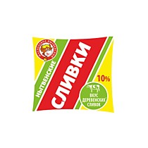 Сливки 10% 0,4 кг